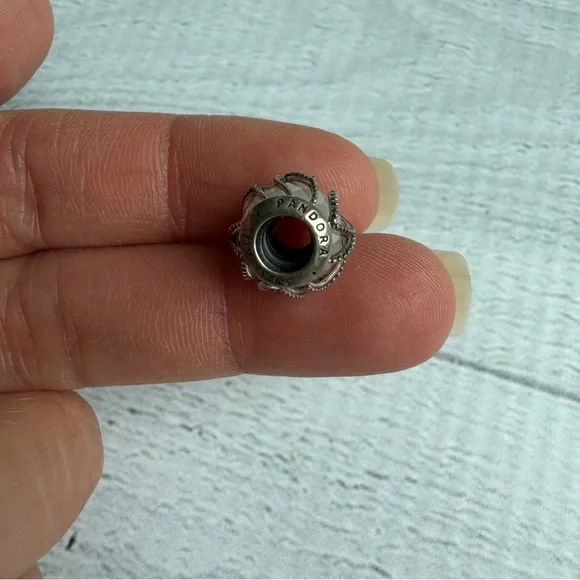 PANDORA Silver Intertwining Radiance Sterling Silver Charm 791968CZ - Picture 6 of 6